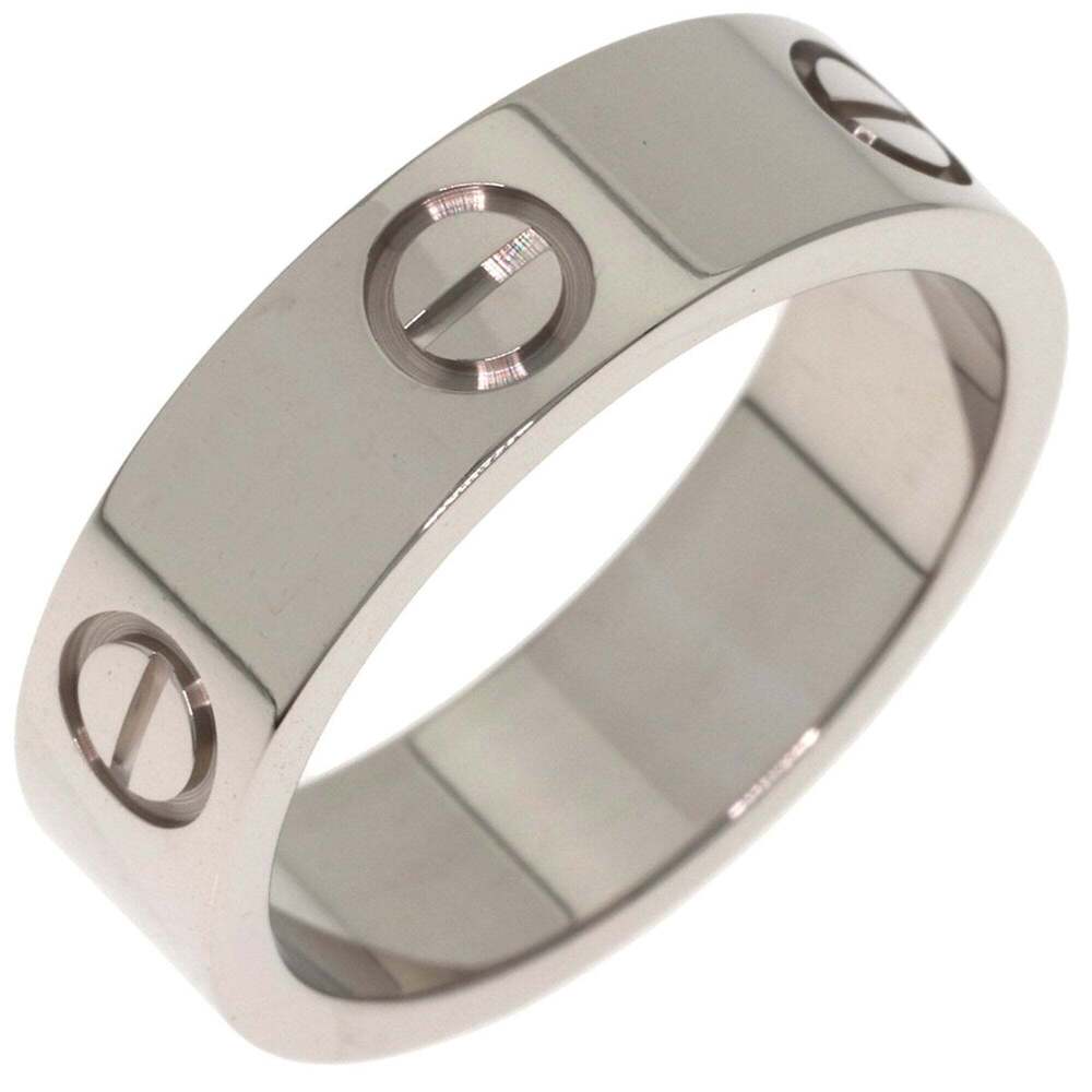 CARTIER Authentic 18k Silver Love Ring #53 - Picture 2 of 6